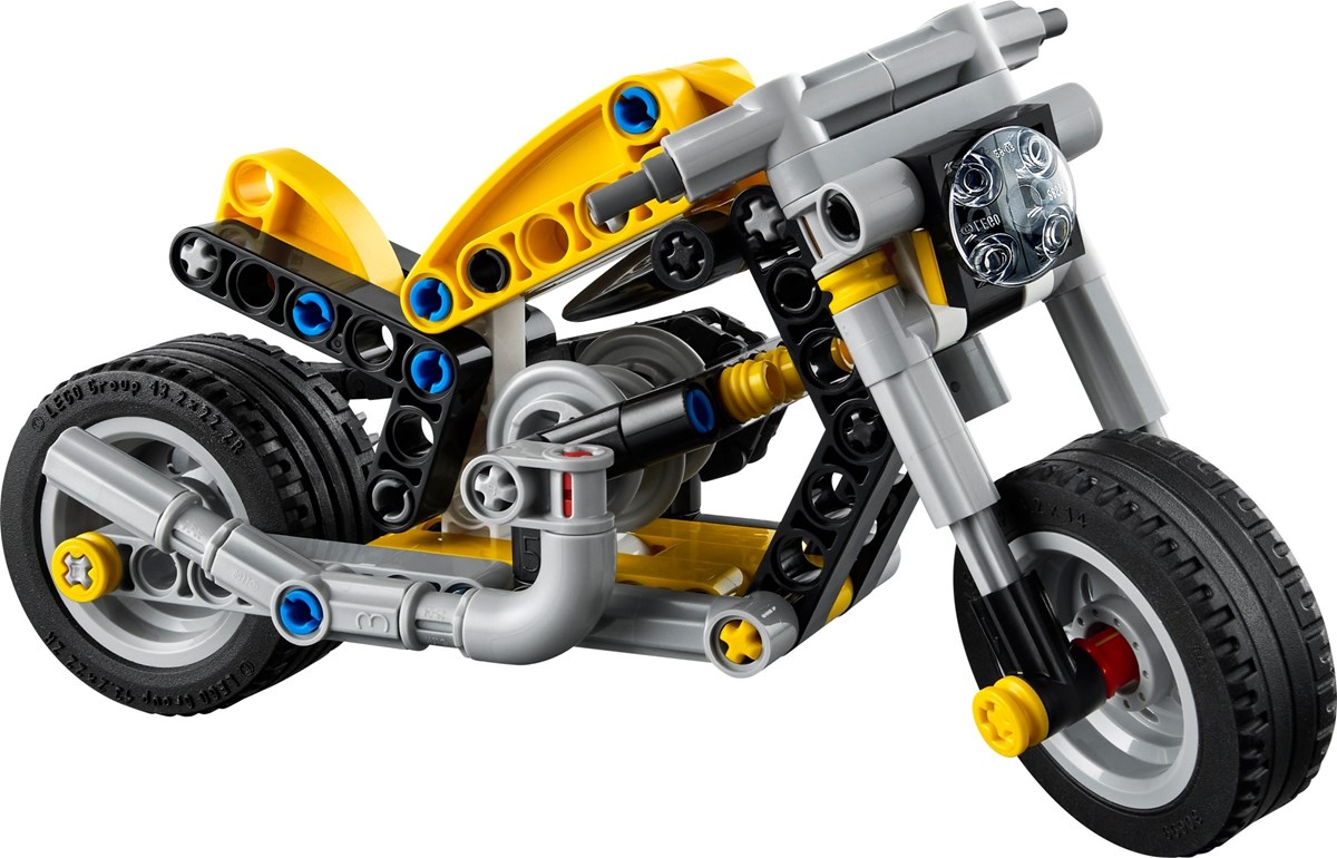 42225 Technic Żółty motocykl