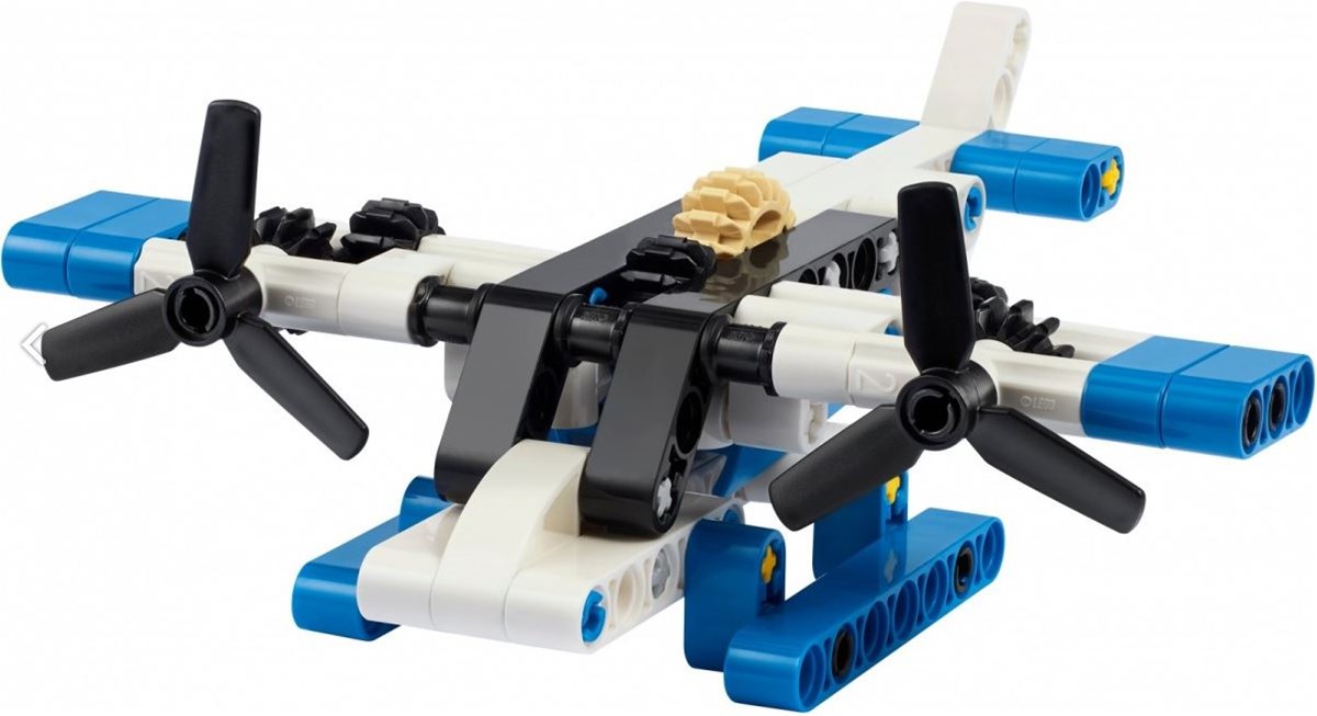 30736 Technic Biały wodnosamolot