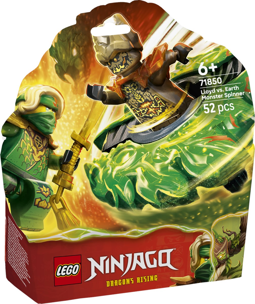 71850 NINJAGO Lloyd & ziemny potwór na spinnerze