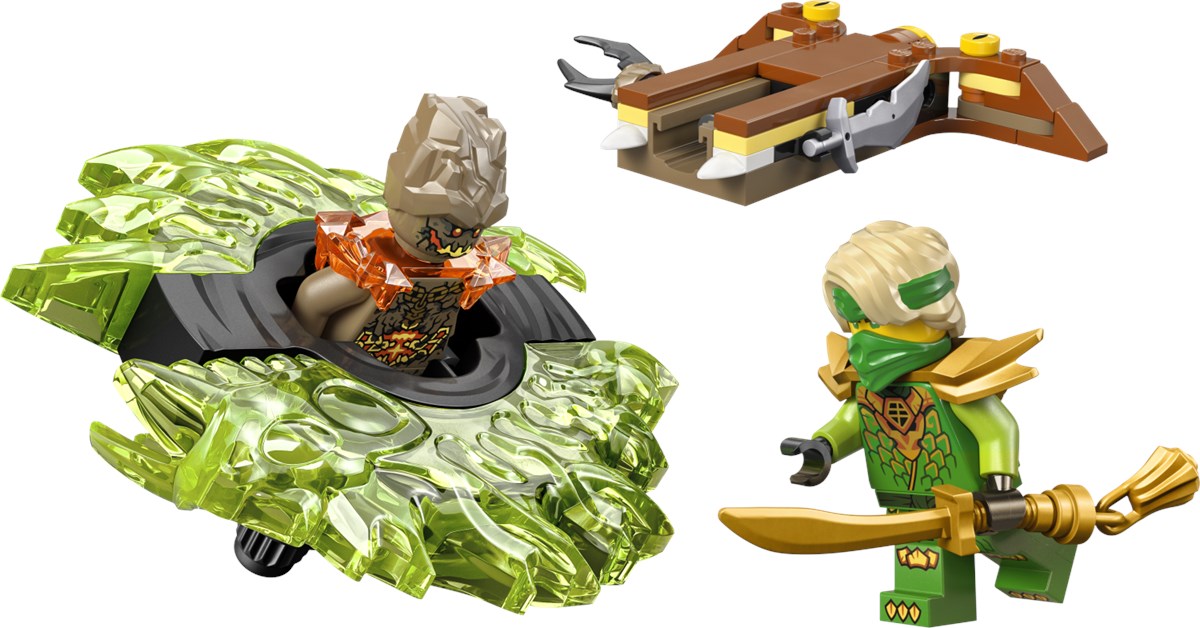71850 NINJAGO Lloyd & ziemny potwór na spinnerze