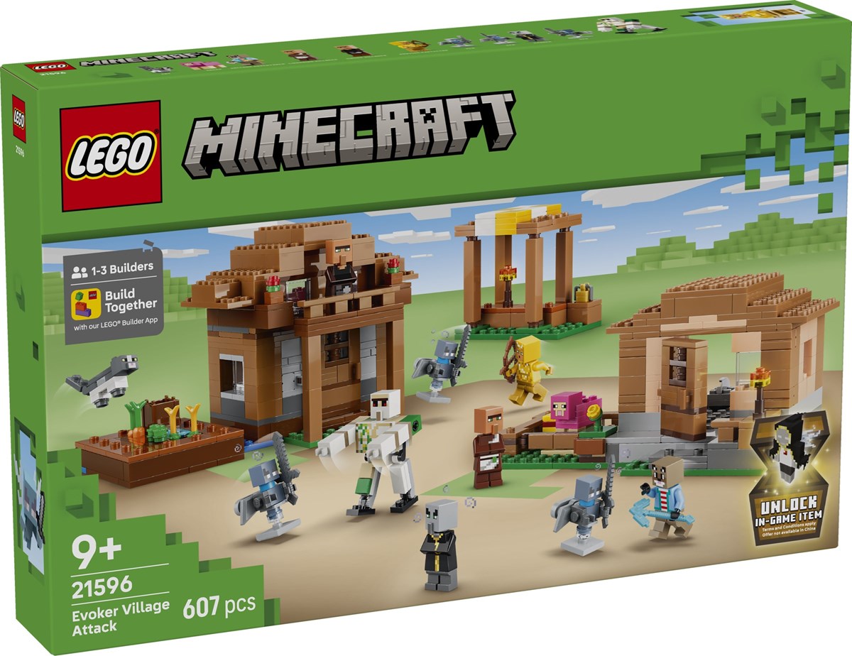 21596 Minecraft Najazd przywoływaczy na wioskę