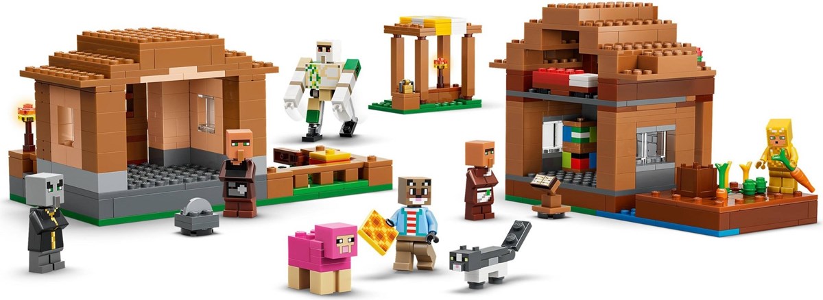 21596 Minecraft Najazd przywoływaczy na wioskę