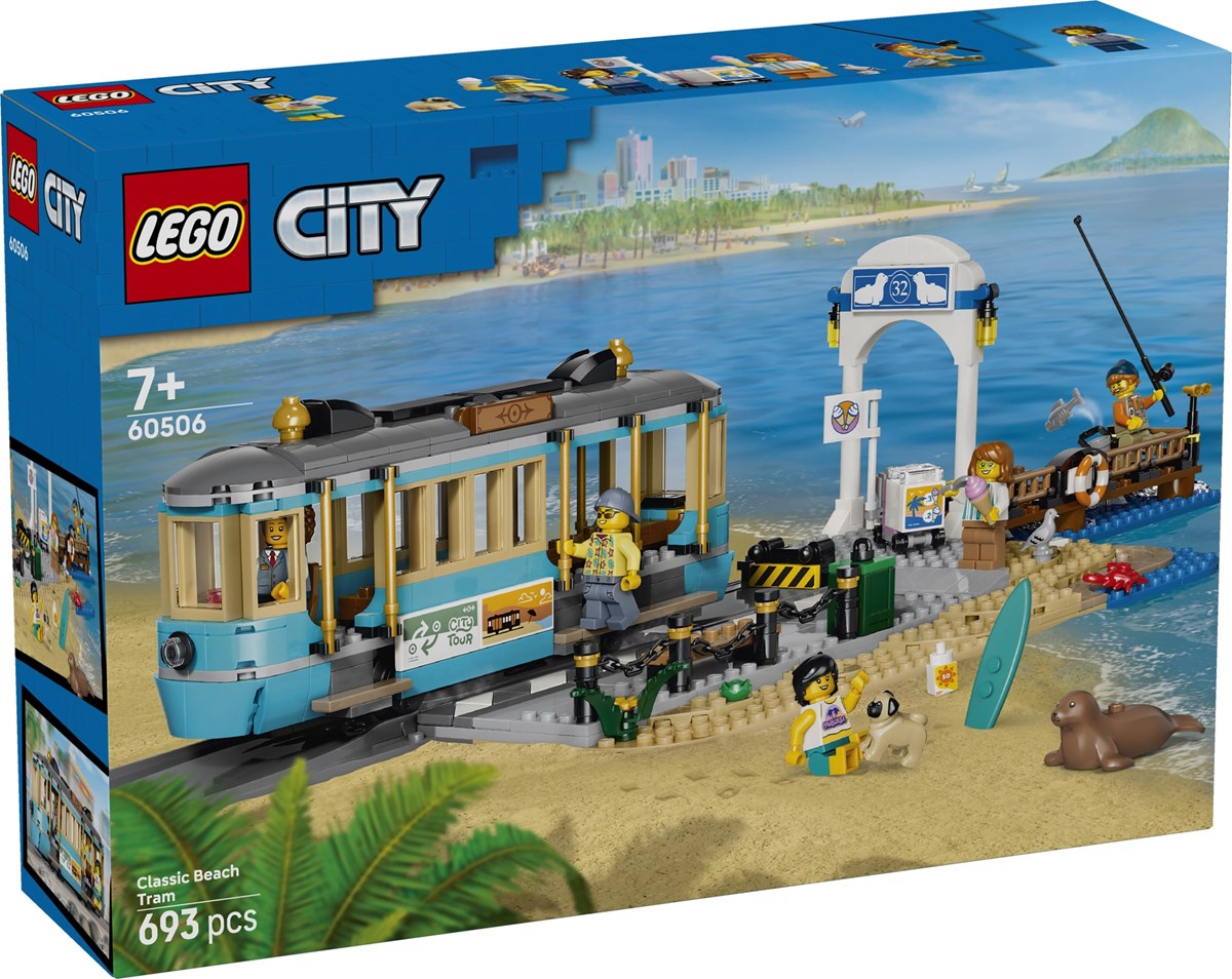 60506 City Tramwaj przy plaży