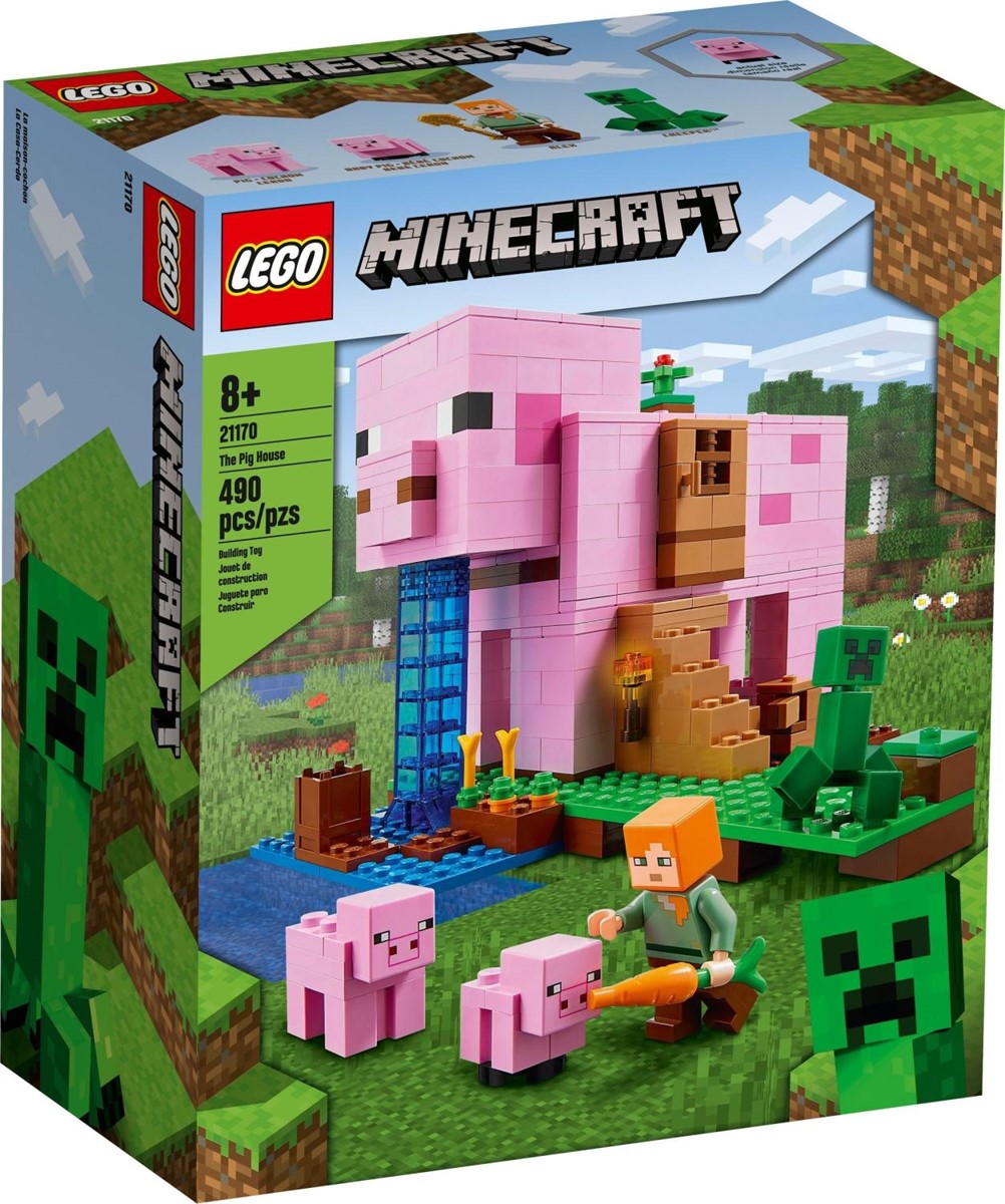 21170 Minecraft Dom w kształcie świni