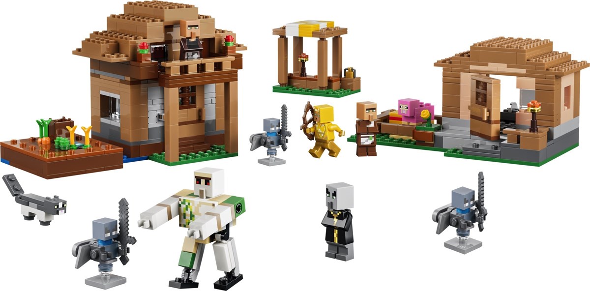 21596 Minecraft Najazd przywoływaczy na wioskę