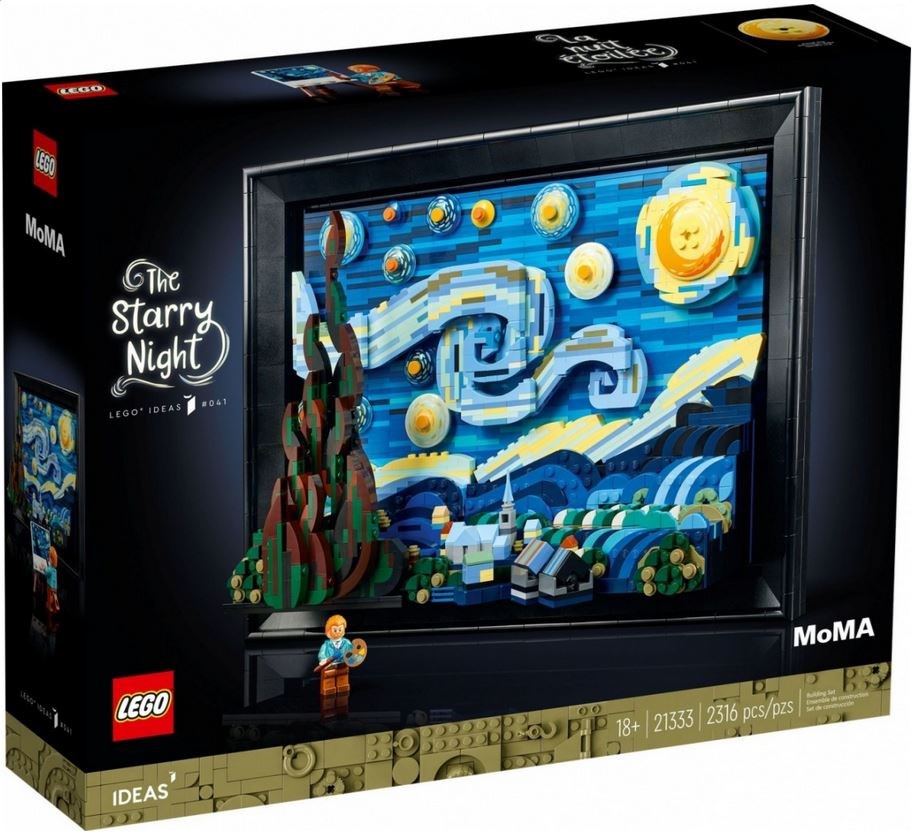 21333 Ideas „Gwiaździsta noc” Vincenta van Gogha