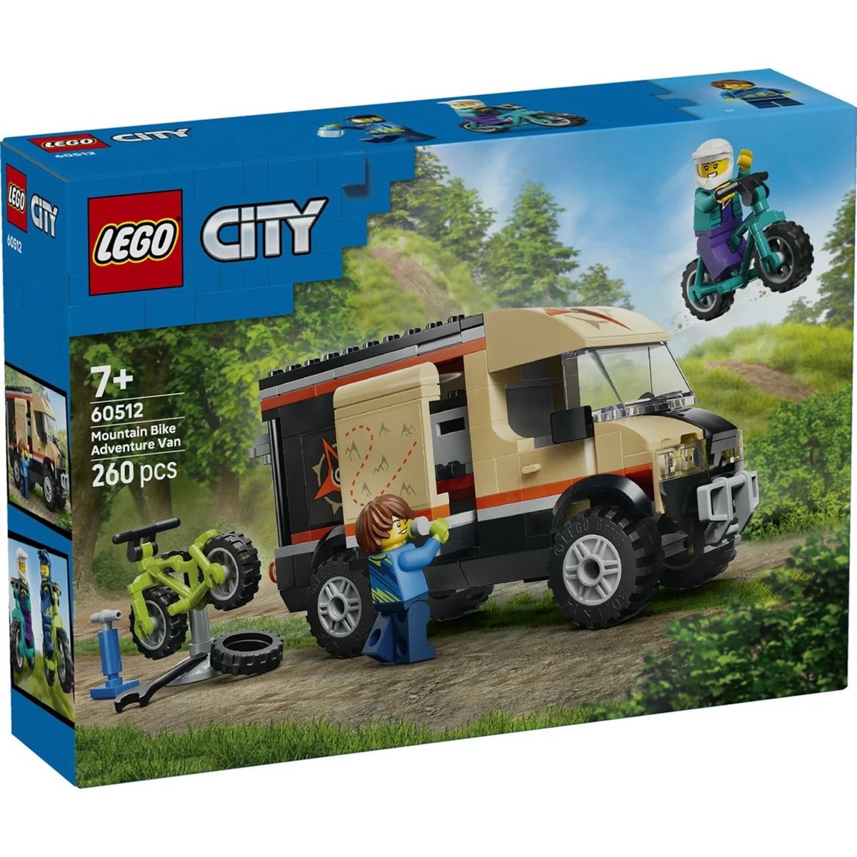 60512 City Furgonetka z rowerami górskimi