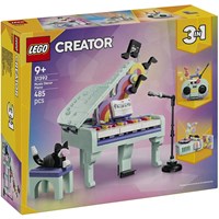31392 Creator 3 w 1 Dekoracyjny fortepian z kotem