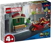 76287 Marvel Iron Man z motocyklem i Hulk