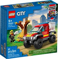 60393 CITY Wóz strażacki 4x4 – misja ratunkowa