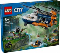 60437 City Helikopter badaczy dżungli w bazie