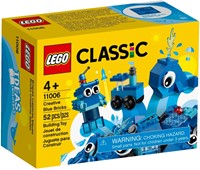 11006 Classic Niebieskie klocki kreatywne